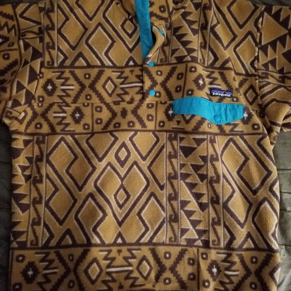 Patagonia Synchilla Snap-T Fleece Pullover Print M